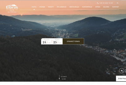 Obsługujemy ponad 350 obiektów z branży hotelarskiej: Hotel Elbrus SPA & Wellness ***